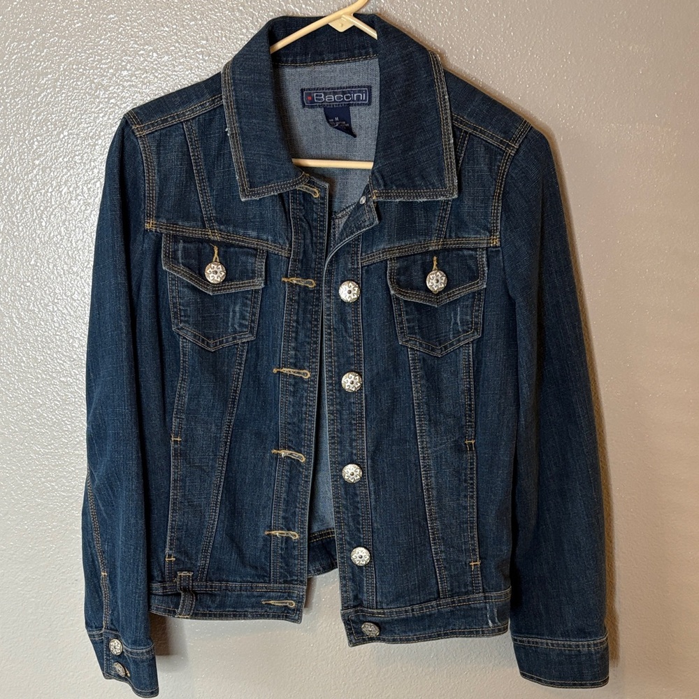 Baccini Classic Blue Denim Jacket